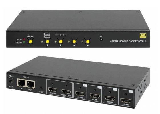 マルチスクリーンHDMIビデオウォールコントローラ - 柔軟なレイアウトと設定サポート