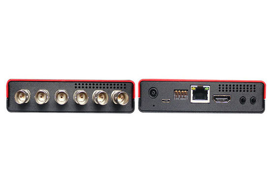 3G/HD/SD-SDI クワッドマルチビューヤーとオーディオメーターディスプレイのスイッチ