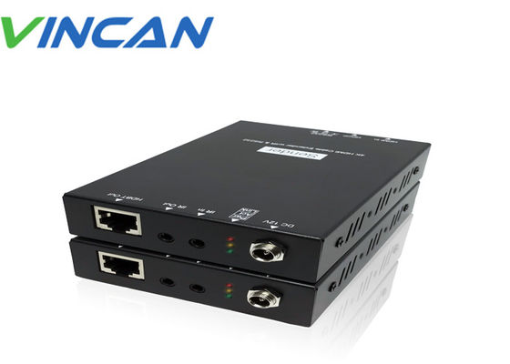 HDbaset HDMI エクステンダー 単体 70m CAT6 付き IR サポート POC RS232 4k 60hz