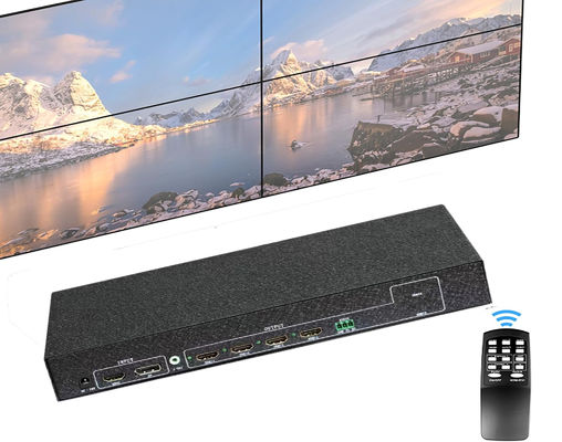 4K 30Hz 2x2 LCD ビデオ ウォール コントローラー マルチ モニター スプレイスング プロセッサ