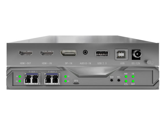 ビデオウォール制御用のSFP I/Oカード統合および4K 4:4:4対応ファイバーKVMマトリックスノード