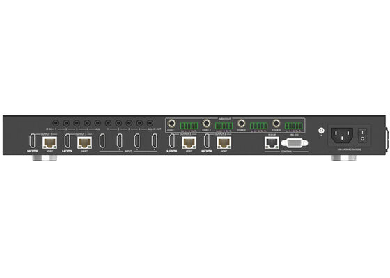 VINCAN 4×4 HDBaseT HDMI マトリックススイッチ 4K6044:4専門 AV 配送用の PoC と 4 つの受信機