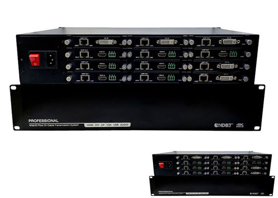 Vincanは12のHDBaseTの出力ポートが付いているHDBaseT 70のメートルExenderで超4K HDMIを細くする