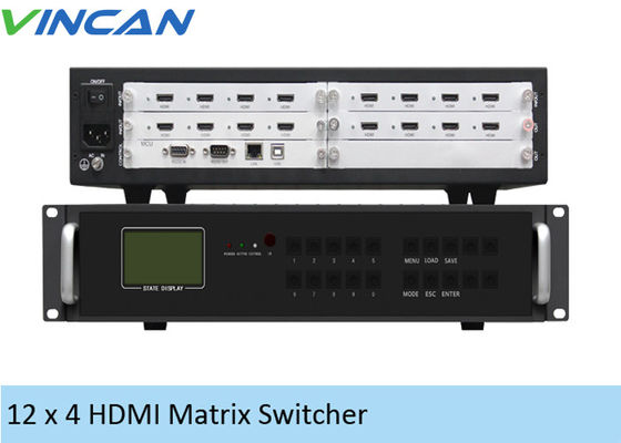 RJ45からの4の多フォーマット2x2 HDMIのビデオ壁のコントローラーLCD 12