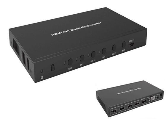 継ぎ目が無いスイッチャ機能の完全な1080P 3D 4k 60hz 4x1のクォードHdmi Multiviewer