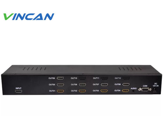 3x3 4K 60Hz ビデオウォールプロセッサ,VGA HDMI 信号源とビデオウォールコントローラサポート