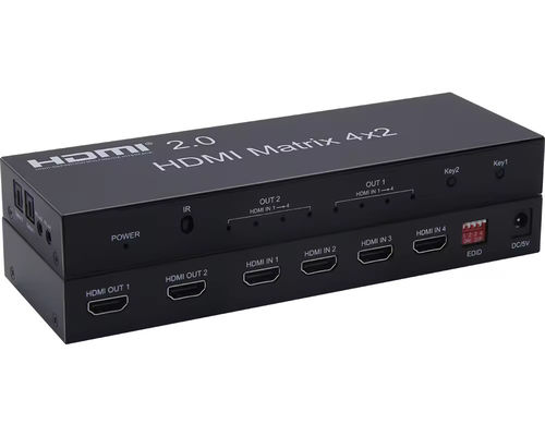 6x4 4k HDMI マトリックススイッチ器拡張器 4x2 HDMI マトリックススイッチボックス