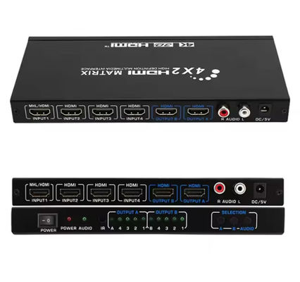 高解像度HDMIマトリックススイッチ HDCP2.2サポートと4Kx2k 60Hz