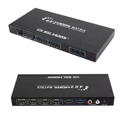 Hdmi 4x4 hdmi1 4マトリックススイッチ 4x2 4k hdr hdmi hdcp 2.2マトリックススイッチ