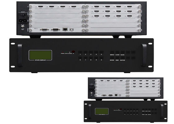 プロフェッショナル フル 4K30hz 16チャネル HDMI ビデオ ウォール コントローラー 12 イン 4 アウト LED LCD ビデオ ウォール プロセッサ
