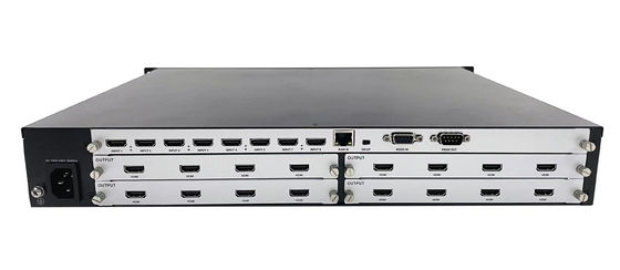 IP コントロール モードで最大3840x2160 60Hzのモジュール式ビデオウォールコントローラ