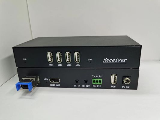 4K 60Hz MPO HDMI オプティックケーブル IR 入力/出力 18Gbps データレート 黒