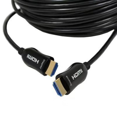 スリムデザインHDMI光ファイバーケーブル 4K/8K互換性 信号損失ゼロ