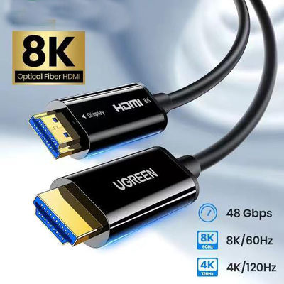 4K 60Hz 解像度 HDMI 2.1 ファイバーケーブル 長距離 HDR サポート