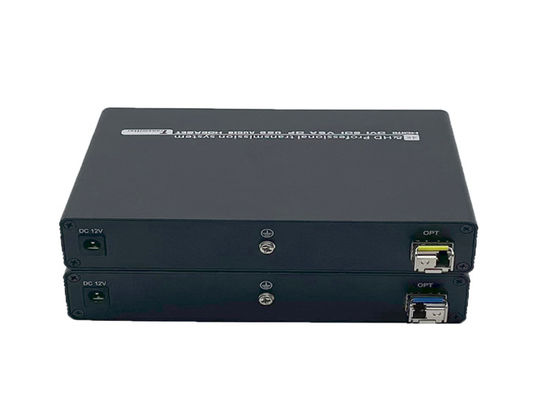 20kmDVI over Fiber Extender ゼロの遅延 制御室への接続