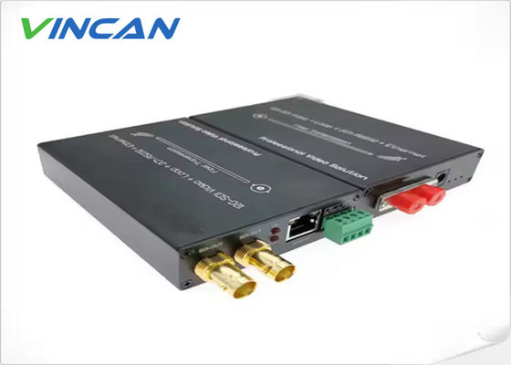 12G SDI 圧縮されていない 4K ビデオファイバー エクステンダー リアルタイム UHD オプティカル 送信