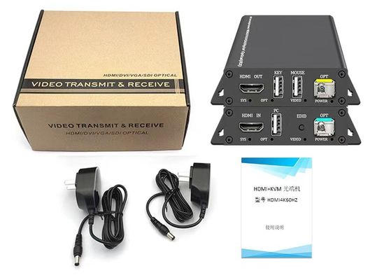 12G SDI オプティカル エクステンダー: 4K/60Hz ロスレス ビデオ トランスミッション 最大 20km