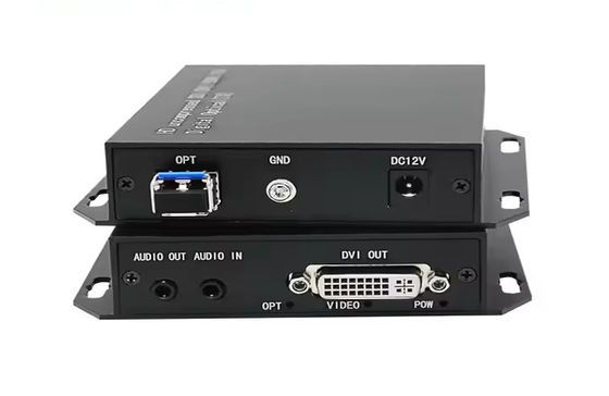 DVIファイバーオプティック拡張子 20km 1080p@60Hz 送信 DVI-D ダブルリンク
