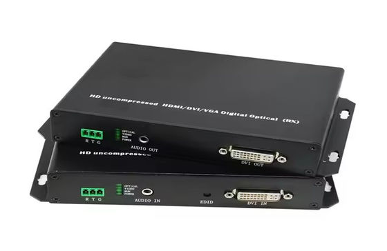 DVIファイバーオプティック拡張子 20km 1080p@60Hz 送信 DVI-D ダブルリンク