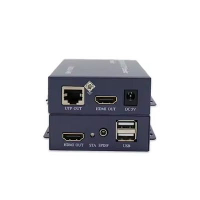 4K60 UHD ビデオ&オーディオ HDBaseT 単一 Cat6/6A ケーブルによる送信