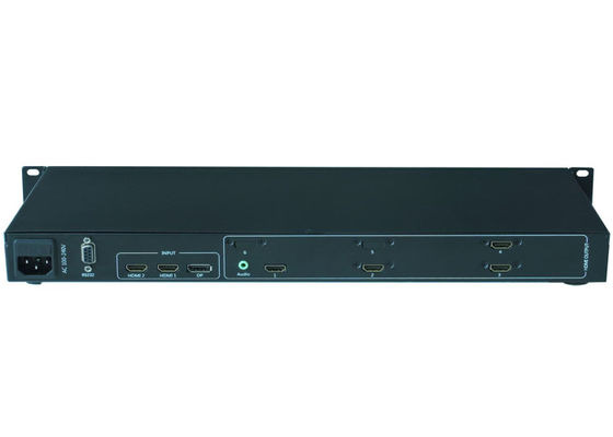 1 入力 4 出力 HDMI1 HDMI2 と DP インターフェースの不規則ビデオ壁コントローラ