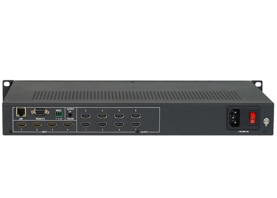 4 インプット 8 アウトプット HDMI LCD ビデオ ウォール 4k 60hz ディスプレイ ウォール コントロール