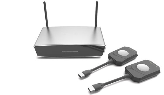 4K入力 1080P出力 ワイヤレスHDMIディスプレイ ドングルアダプター デュアルHDMI VGA出力 PCラップトップストリーミング用
