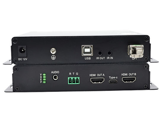 高性能 4K 60Hz HDMI ファイバーオプティック エクステンダー