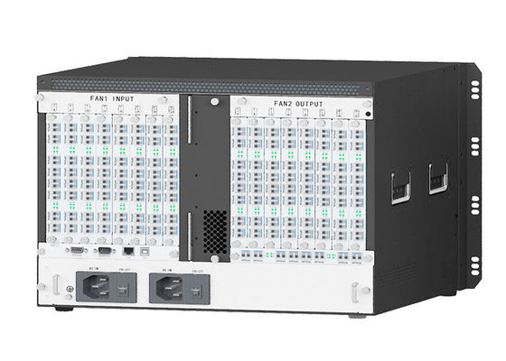7U 136ポート 光ファイバー KVM トランスミッター & レシーバー ノード KVM 光ファイバー マトリックス