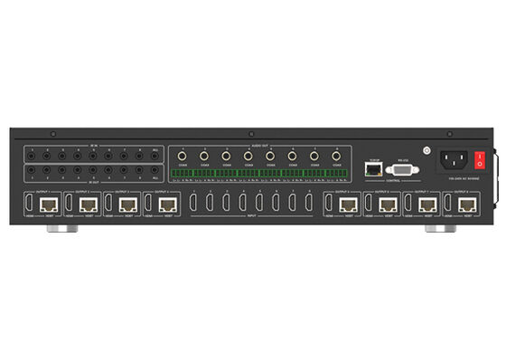 VINCAN 8x8 HDBaseT HDMIマトリックススイッチ 4K6044プロのAV装置のためのビデオとPoC