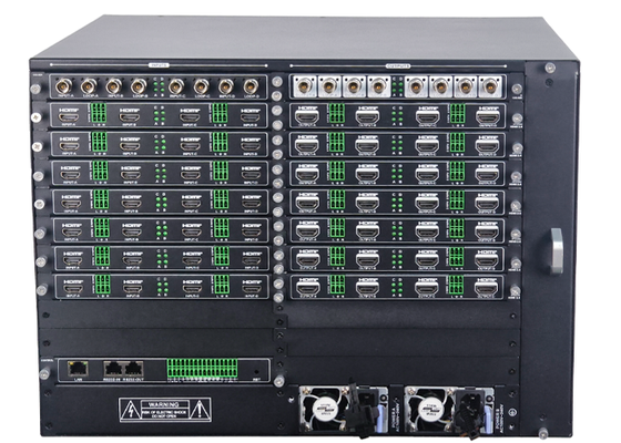 4K60 4:4:4および16ウィンドウ表示に対応した40x40モジュラーHDMIビデオウォールプロセッサ（ビデオウォールマトリックスコントローラーシステム用）