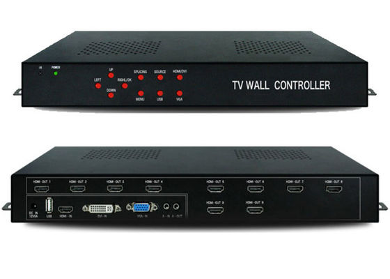 1080P VGAのビデオ壁プロセッサ2x2 3X3 3x2 4x2からの9のHDMI 1