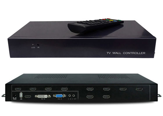 1080P VGAのビデオ壁プロセッサ2x2 3X3 3x2 4x2からの9のHDMI 1