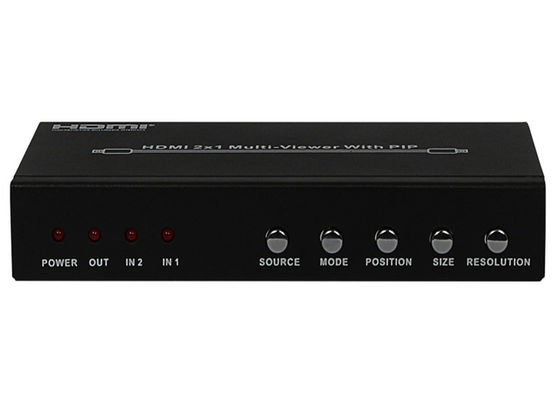 DC 5V 1AのピップHDMI 2x1 マルチビューアーの女性のタイプ入出力港