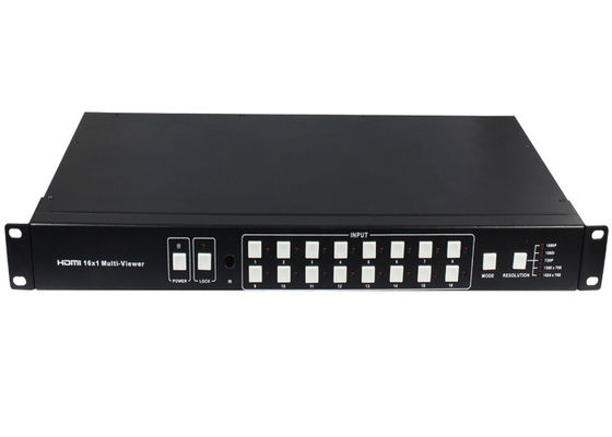 クォードRS232 16x1 HDMI マルチビューアーの継ぎ目が無いスイッチャESDの保護