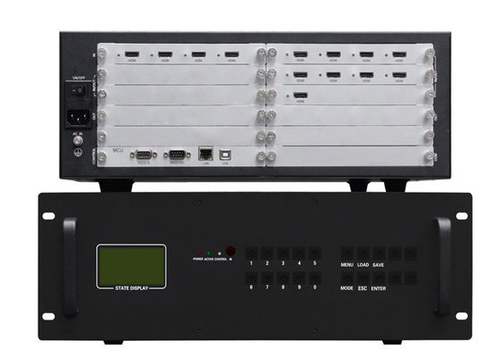 4 3x3 2x2 HDMIの3.5U包装が付いているビデオ壁のコントローラーからの9で