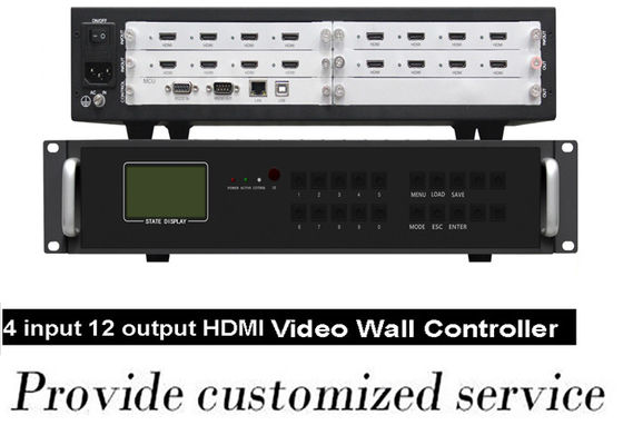 3x2 2x4 2x3 HDMIのセリウムのRoHs FCCが付いているビデオ壁のコントローラーは渡った