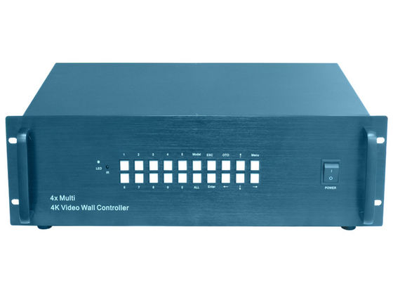 4K 60HZ LCDのビデオ壁のコントローラー4 HDMI信号は16出力を入れた