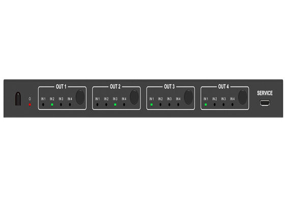 マイクロUSB 18Gbps 4x4のマトリックスHDMIのスイッチャIRの受信機
