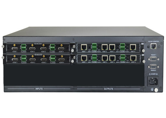 継ぎ目が無いEDID 4Kのビデオ マトリックスのスイッチャ8 HDMIは8 HDBaseTの出力を入れた