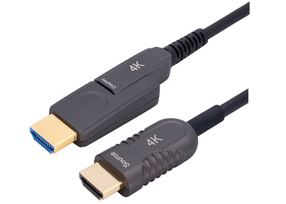 D 4K HDMIの光ファイバケーブルに活動的なHDMI 2.0をタイプするタイプA