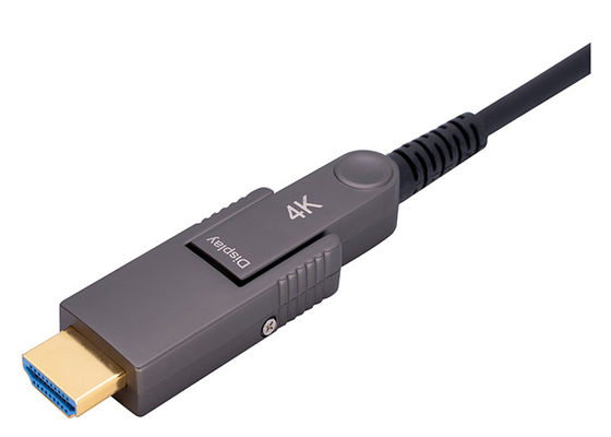 EDID CEC HDCP2.2 HDR HDMIの光ファイバケーブル多用性があるEMI RFI