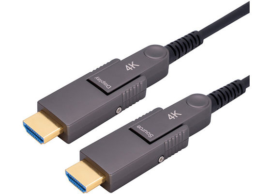 EDID CEC HDCP2.2 HDR HDMIの光ファイバケーブル多用性があるEMI RFI
