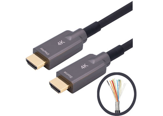 4K 60Hz HDMIの光ファイバケーブル