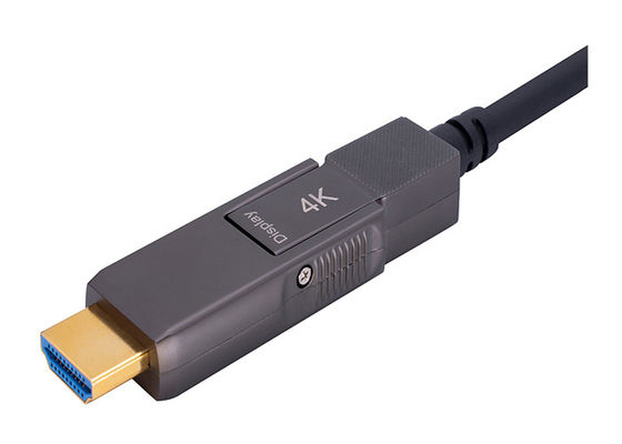 装甲HDMI 2.0の光ケーブル200CUのステンレス鋼の構造