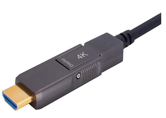 Dをタイプする装甲活動的な200CU 4k HDMIの光ファイバケーブルのタイプD