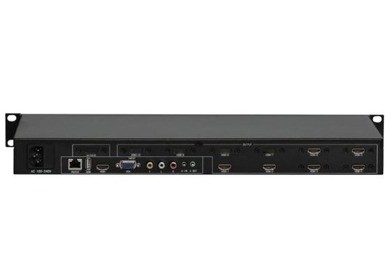 1 2x3 3x2 RS232のビデオ壁プロセッサ3.5のオーディオ インターフェイスからの6で