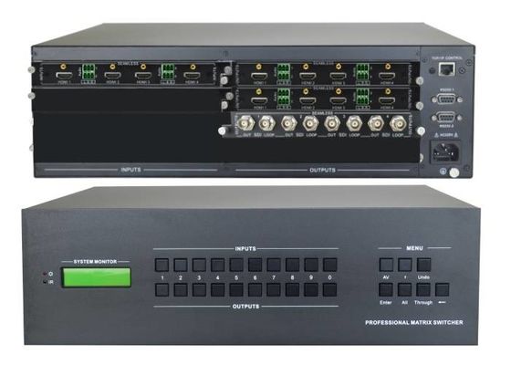 12スマートな会議室のためのビデオ マトリックスのスイッチャの顧客用4