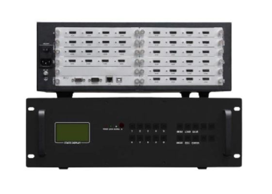 16 HDMIの3.5U包装が付いているモジュラー ビデオ壁のコントローラーからの24で