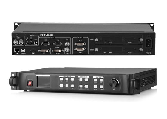 1HDMI 1 VGA 2 BNCは1U包装が付いている2 DVIの出力LED壁プロセッサを入れた